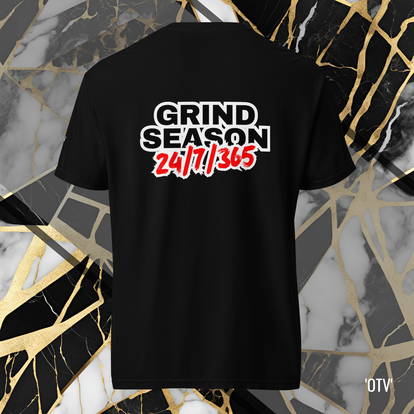 GRIND SEASON 24/7/365 - UNISEX T-SHIRT BLACK